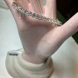 Tennis Bracelet 17.15 ct tw Diamonique Princess Cut Stones